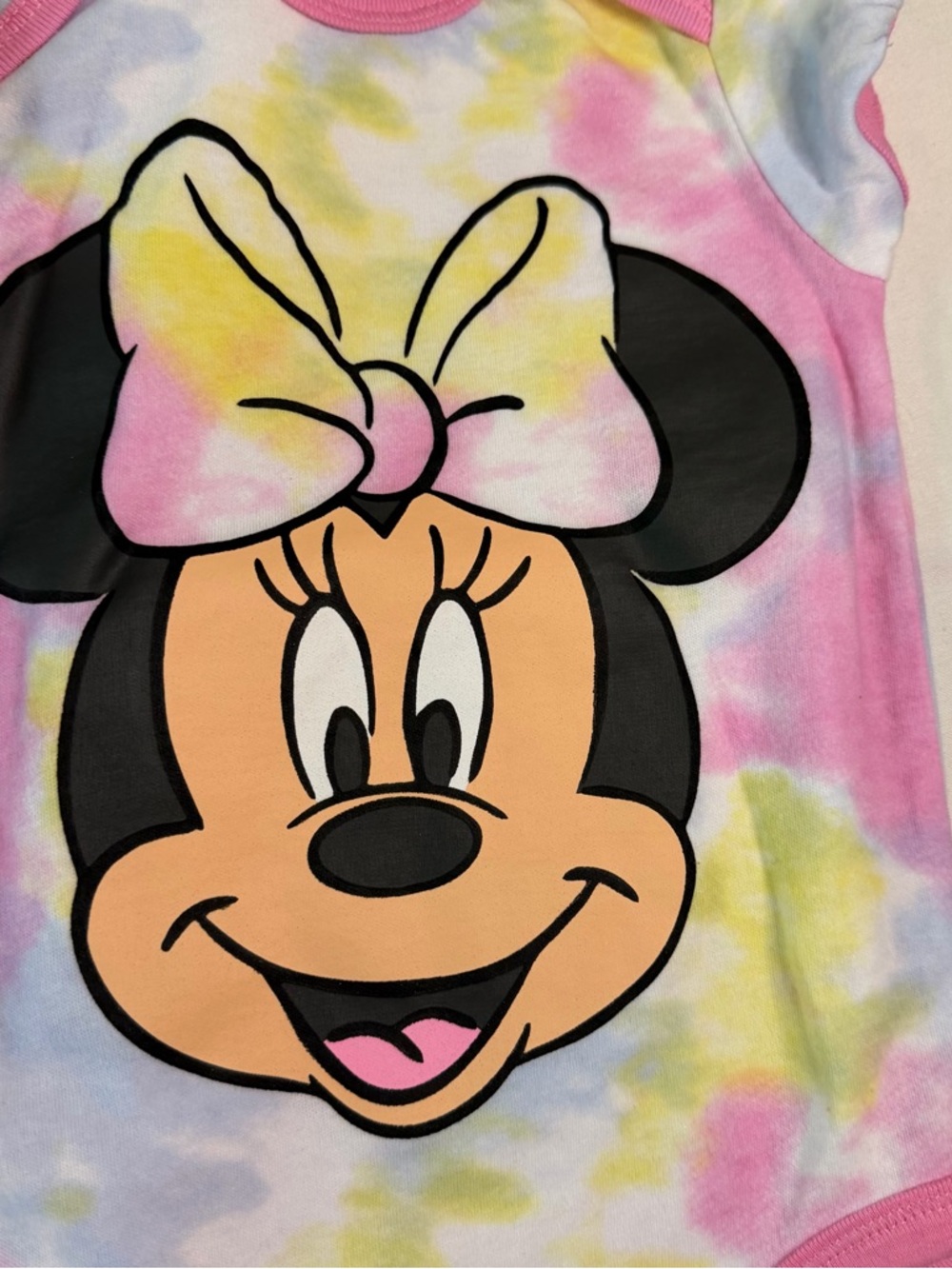Disney Minnie Mouse Pink & White Girls One-Piece‎ Bodysuits - 3-Pack - Picture 3 of 7